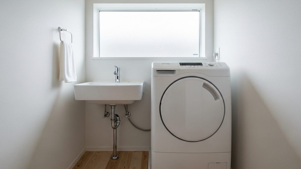 引越し前に水抜きする洗濯機