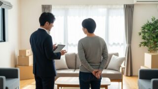 引越しの見積もりで荷物を正確に伝える営業と住人