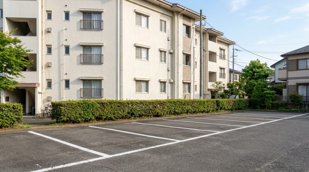 引越し先で車を停める駐車場の区画