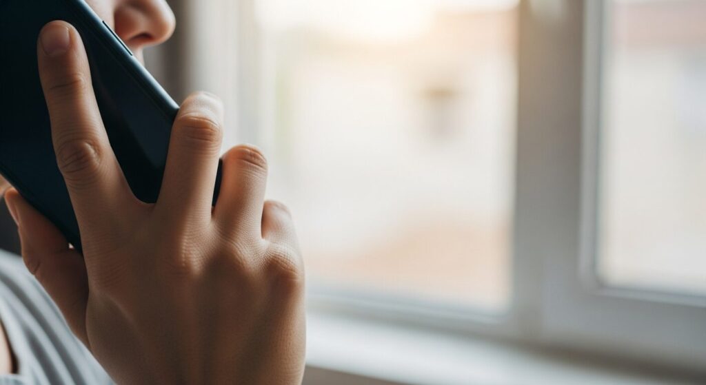 引越しの見積もりを電話で相談する手元